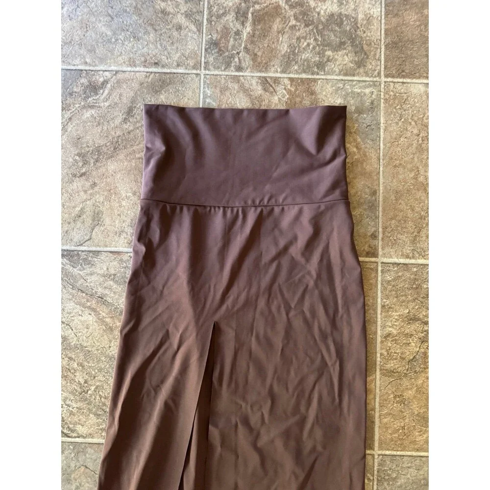 Skims Shaping Swim Long Sarong Skirt Size Small Cocoa
